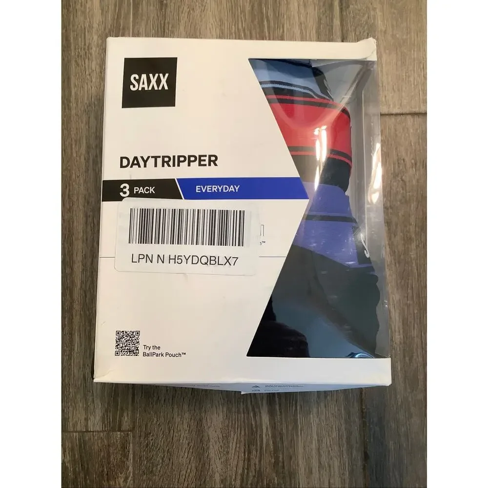 Saxx Mens S Black 3 Pack Daytripper Comfort Stretch Everyday Boxer Briefs V3-9